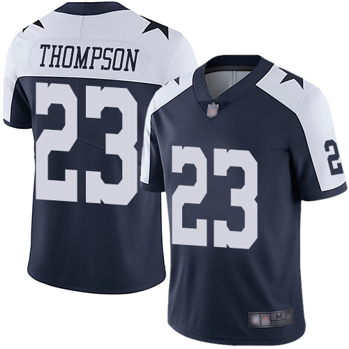 Men Dallas Cowboys Limited Navy Blue Darian Thompson Alternate #23 Vapor Untouchable Throwback NFL Jersey->dallas cowboys->NFL Jersey